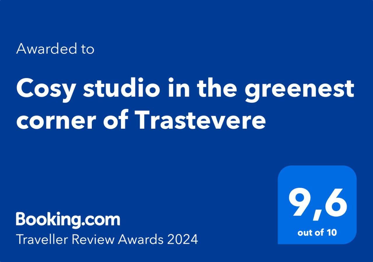 Cosy Studio In The Greenest Corner Of Trastevere Rom Eksteriør billede